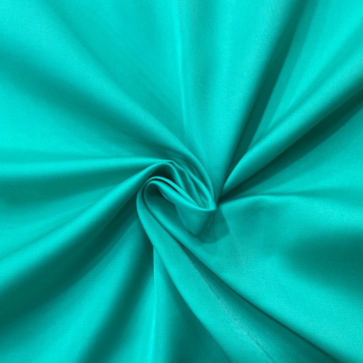 Neon blue modal satin fabric - 44 width per meter price