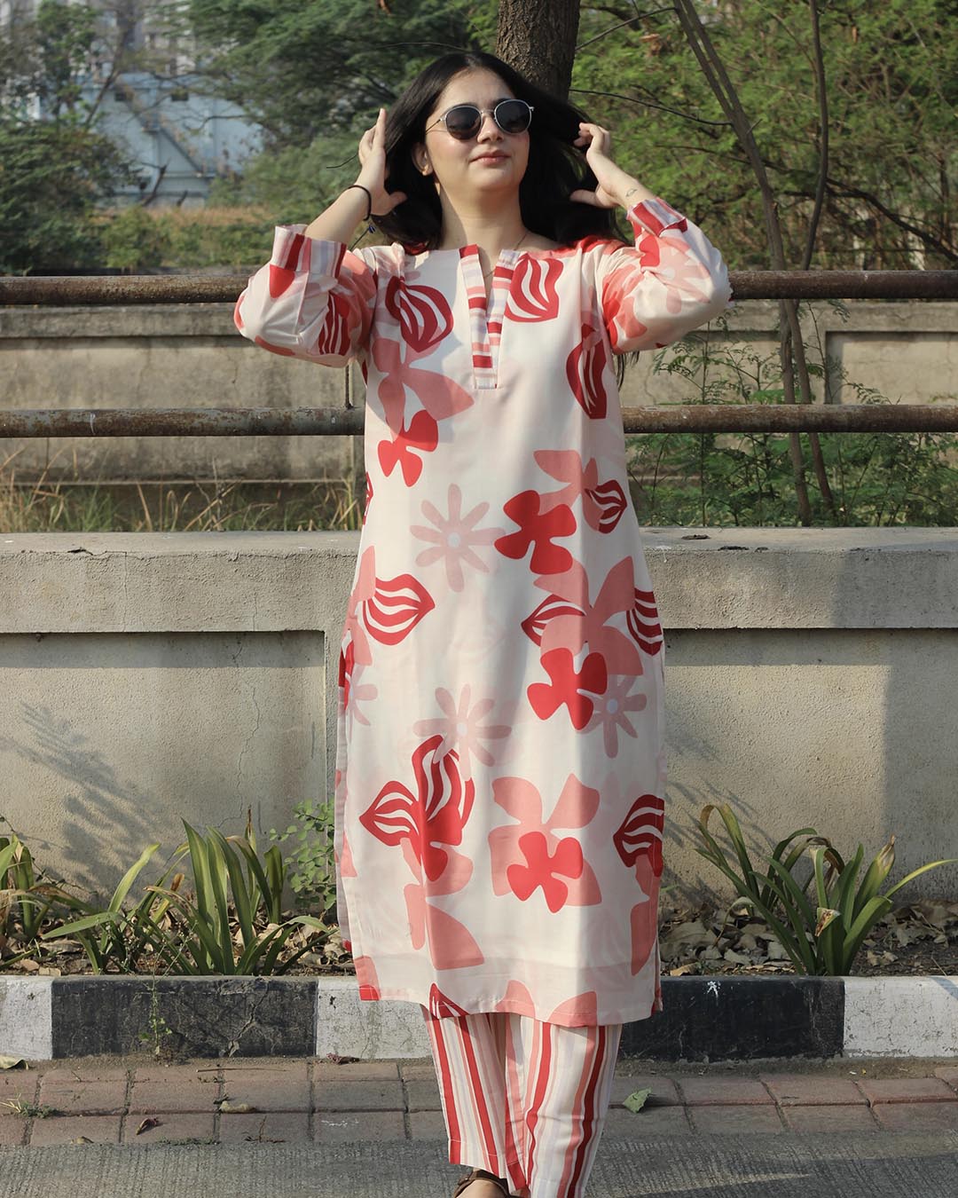 Ambar Pure cotton silk Kurta set