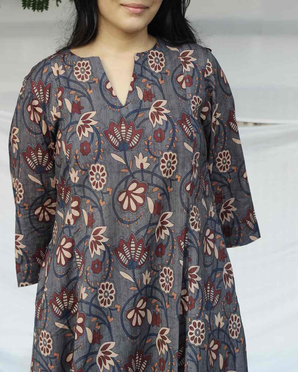 Rangrez Cotton Long Kurta