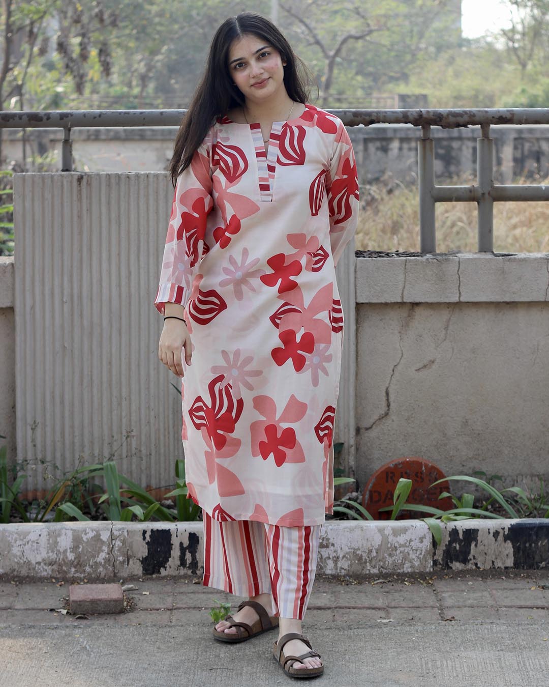 Ambar Pure cotton silk Kurta set