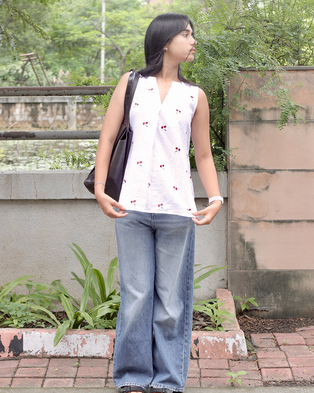 Cherry Short Kurta