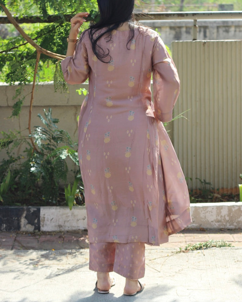 Meher Pure Silk Kurta set - Set of 2
