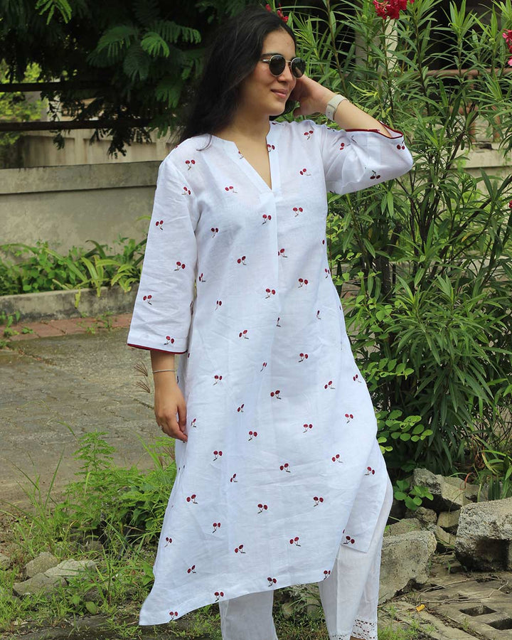 Reva Premium Linen Kurta
