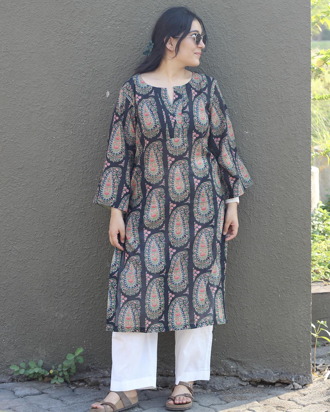 Shaam Paisley Pure cotton Kurta