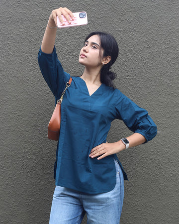Megh Cotton Short kurta