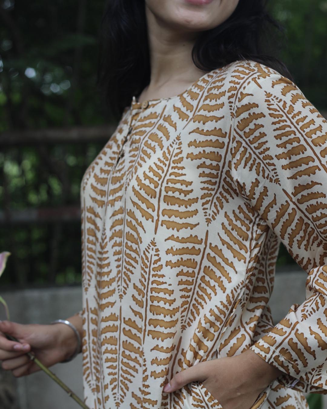 Occur Printed Kurta in Pure Cotton