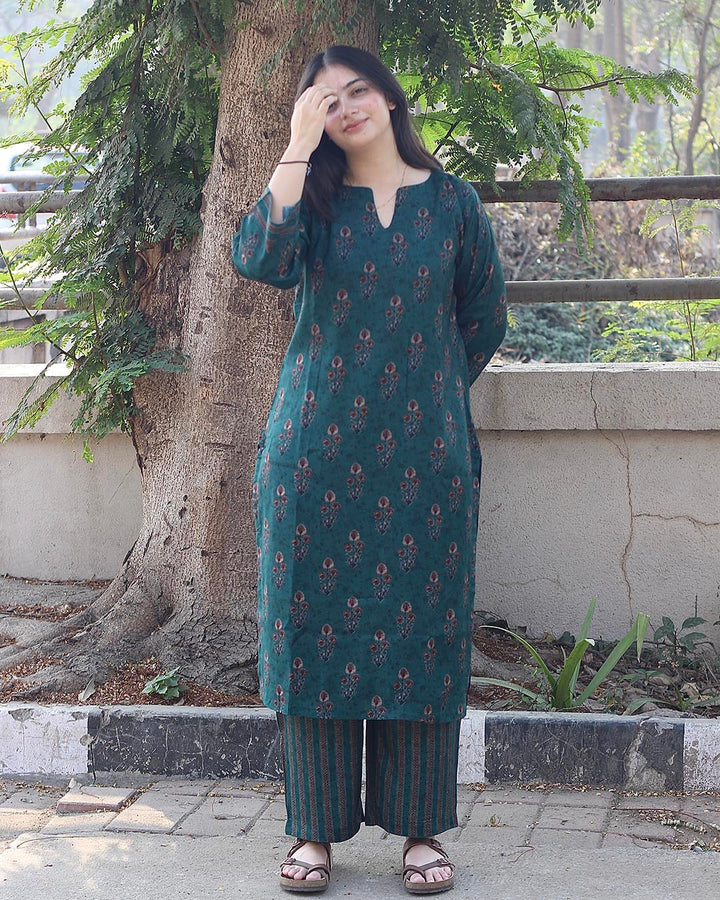 Avni Pure cotton silk Kurta set - Set of 2