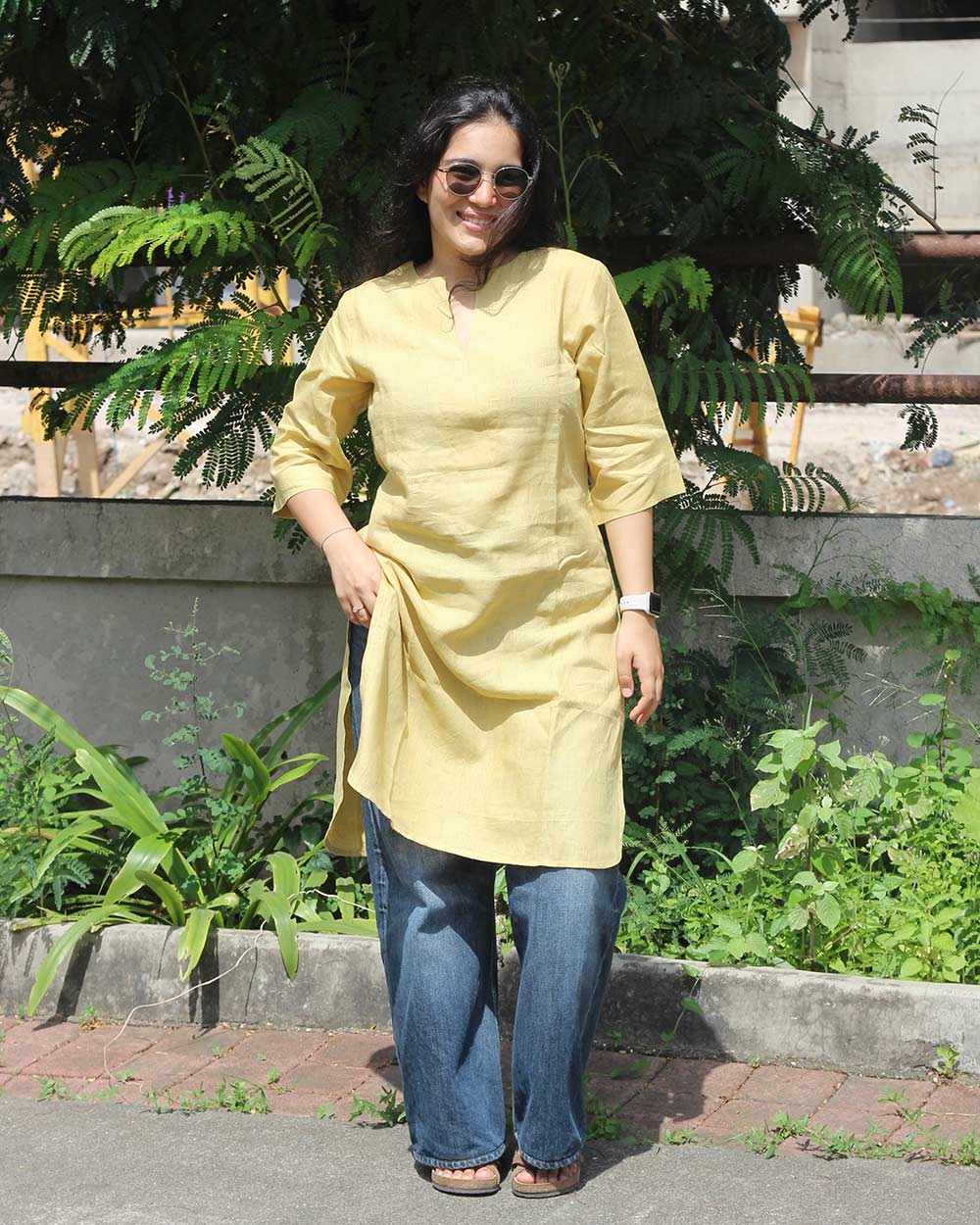 Dhoop Pure Linen Kurta