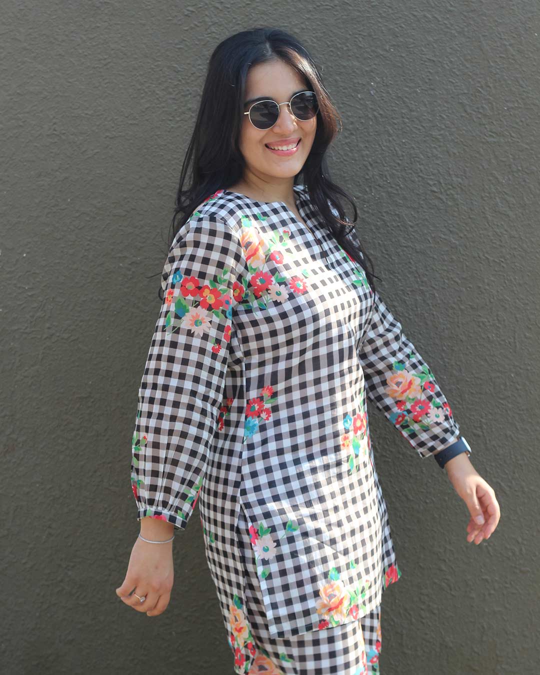 Retro Checks Co-ord Set