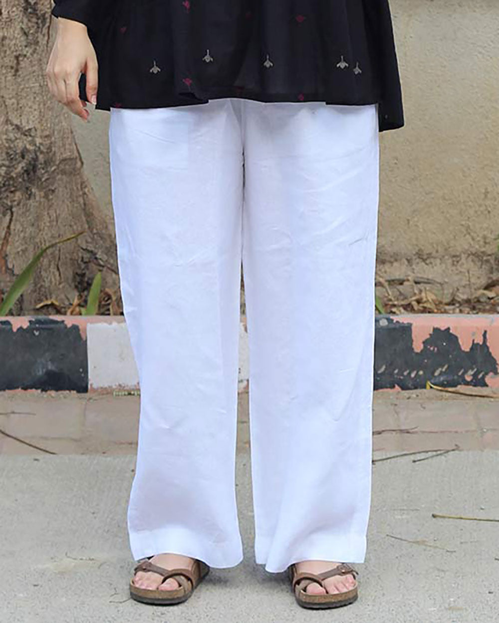 White Linen Pants