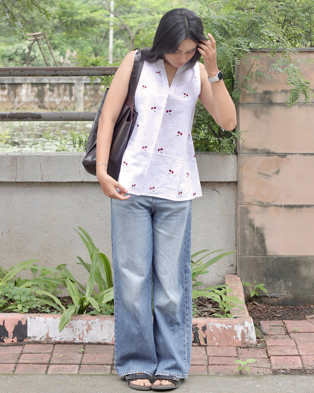 Cherry Short Kurta