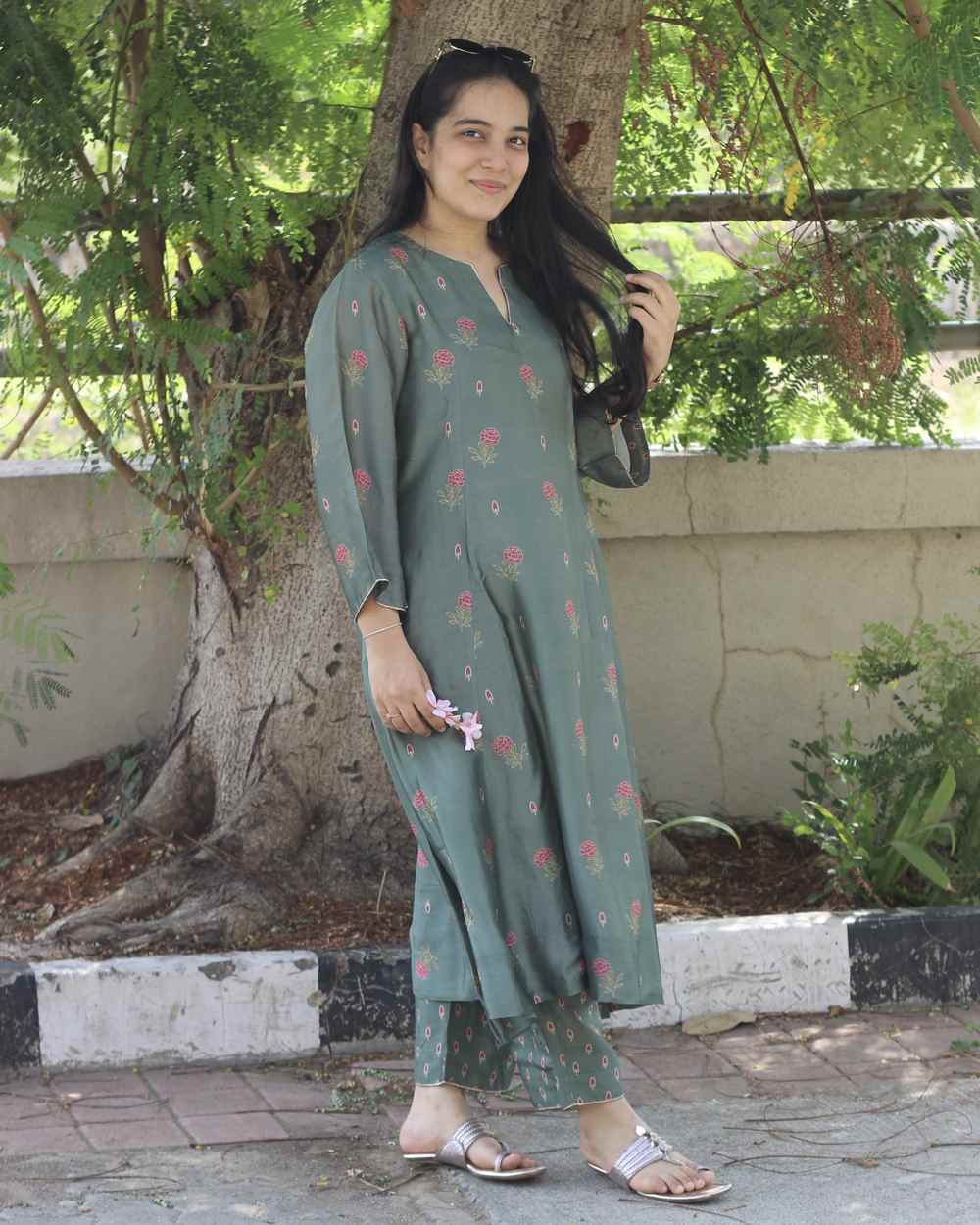 Seher Pure Silk Kurta set - Set of 2