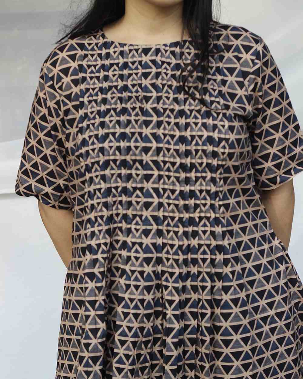 Rekha Pleated Long Kurta
