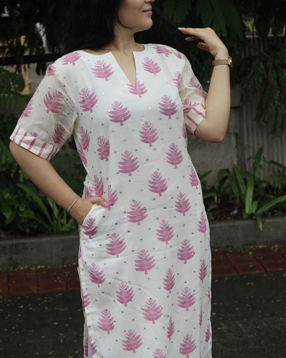 Piya Mul Chanderi Kurta Set - Set of 2