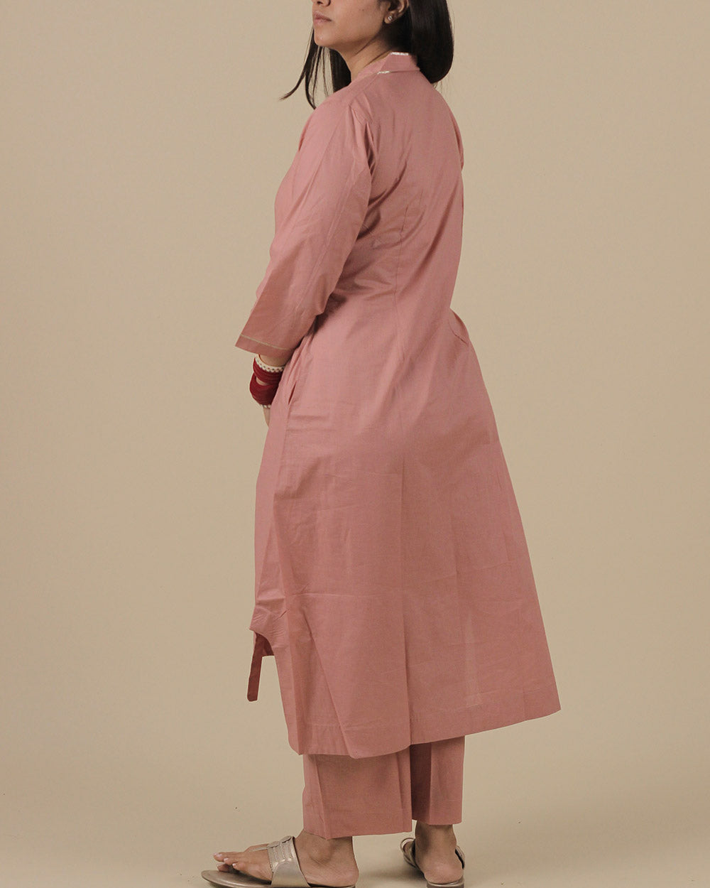 Rosé Pure Cotton Kurta Set