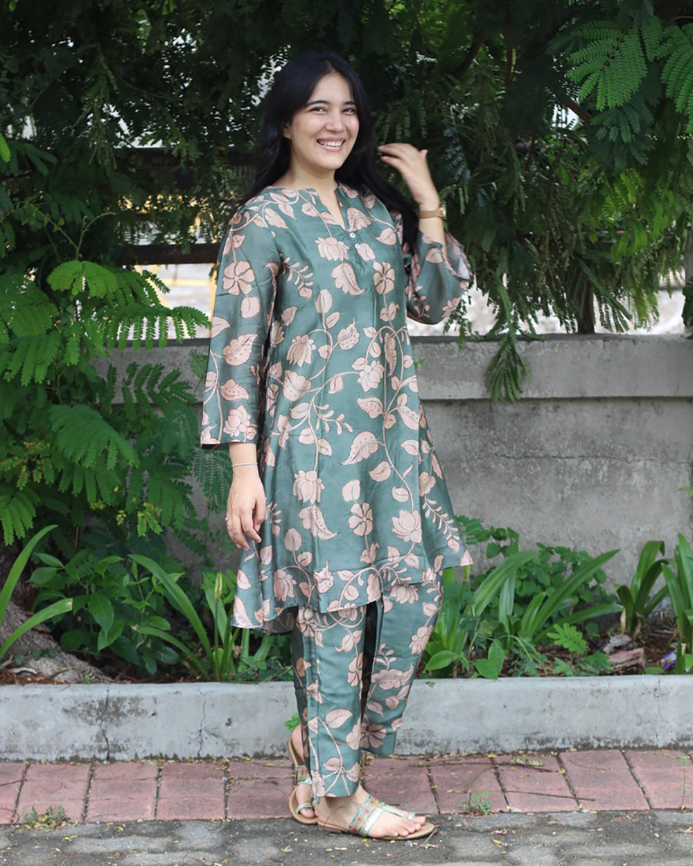 Kashish Silk Co-ord Set - Set of 2