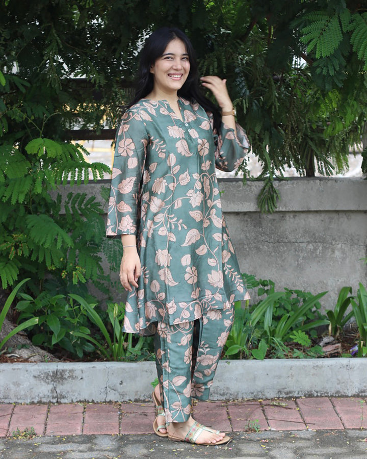 Kashish Silk Co-ord Set - Set of 2