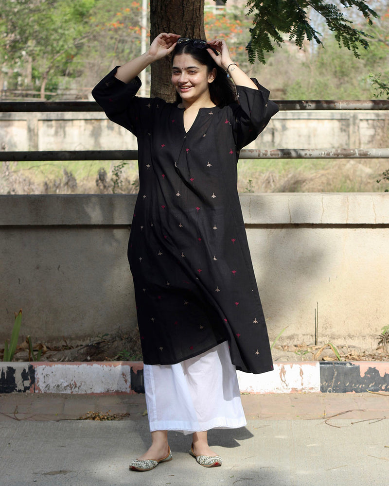 Fitoor Jamdhani Kurta - with Mul Lining