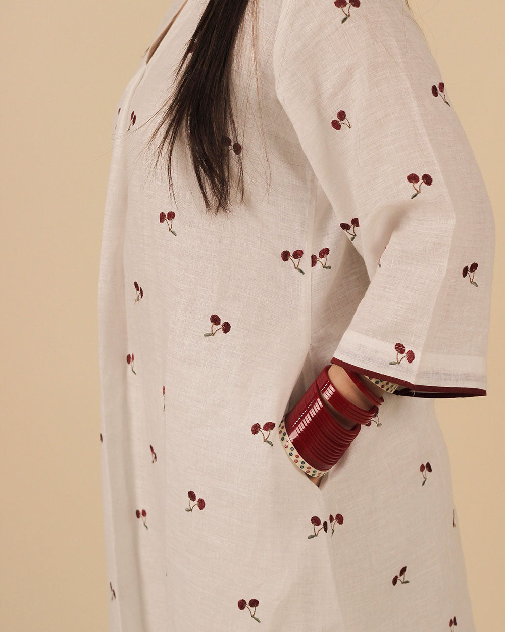 Reva Premium Linen Kurta