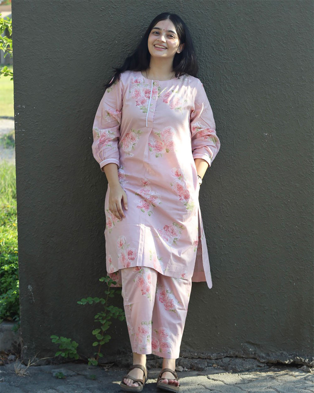 Rose Co-ord - Pink