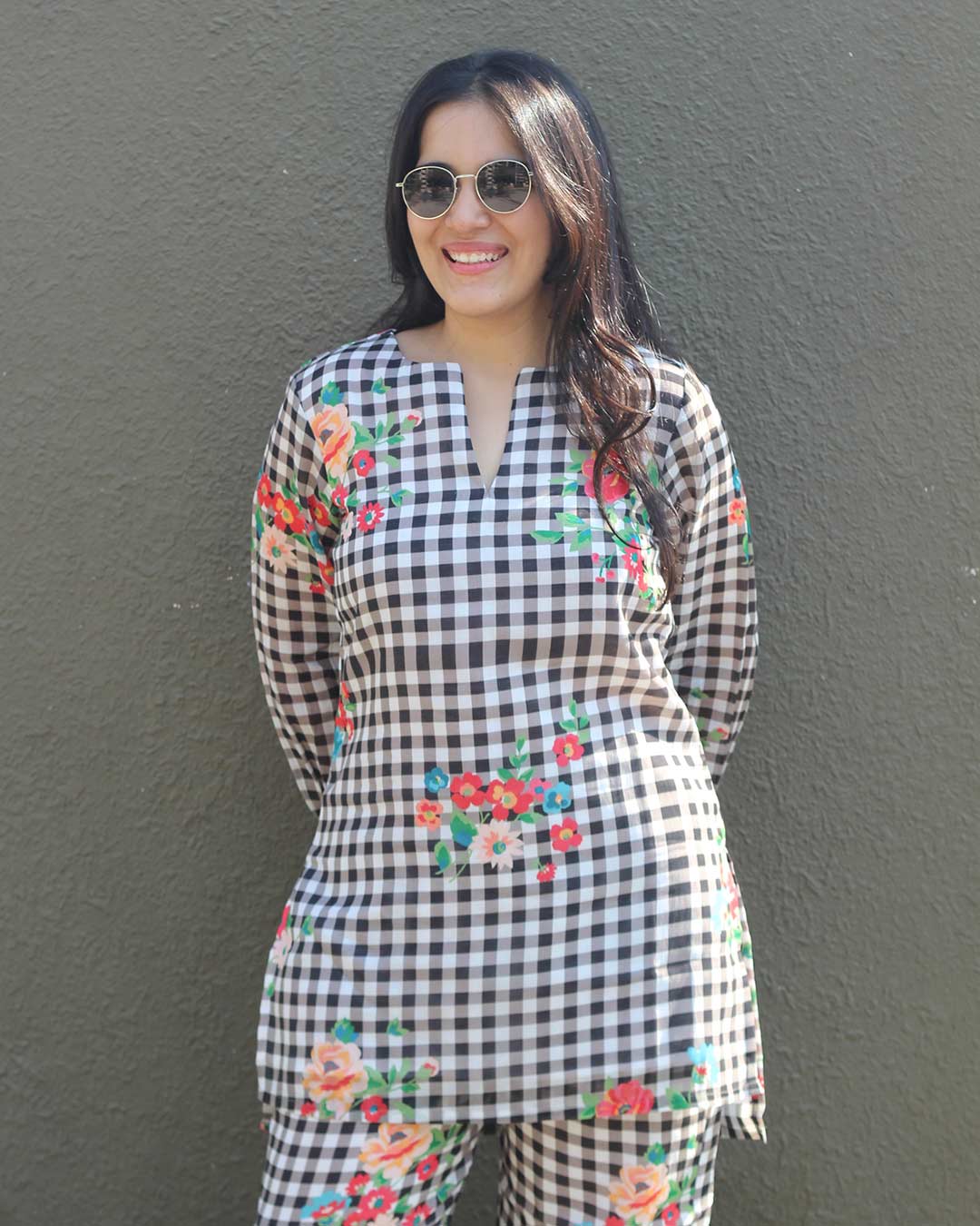 Retro Checks Co-ord Set