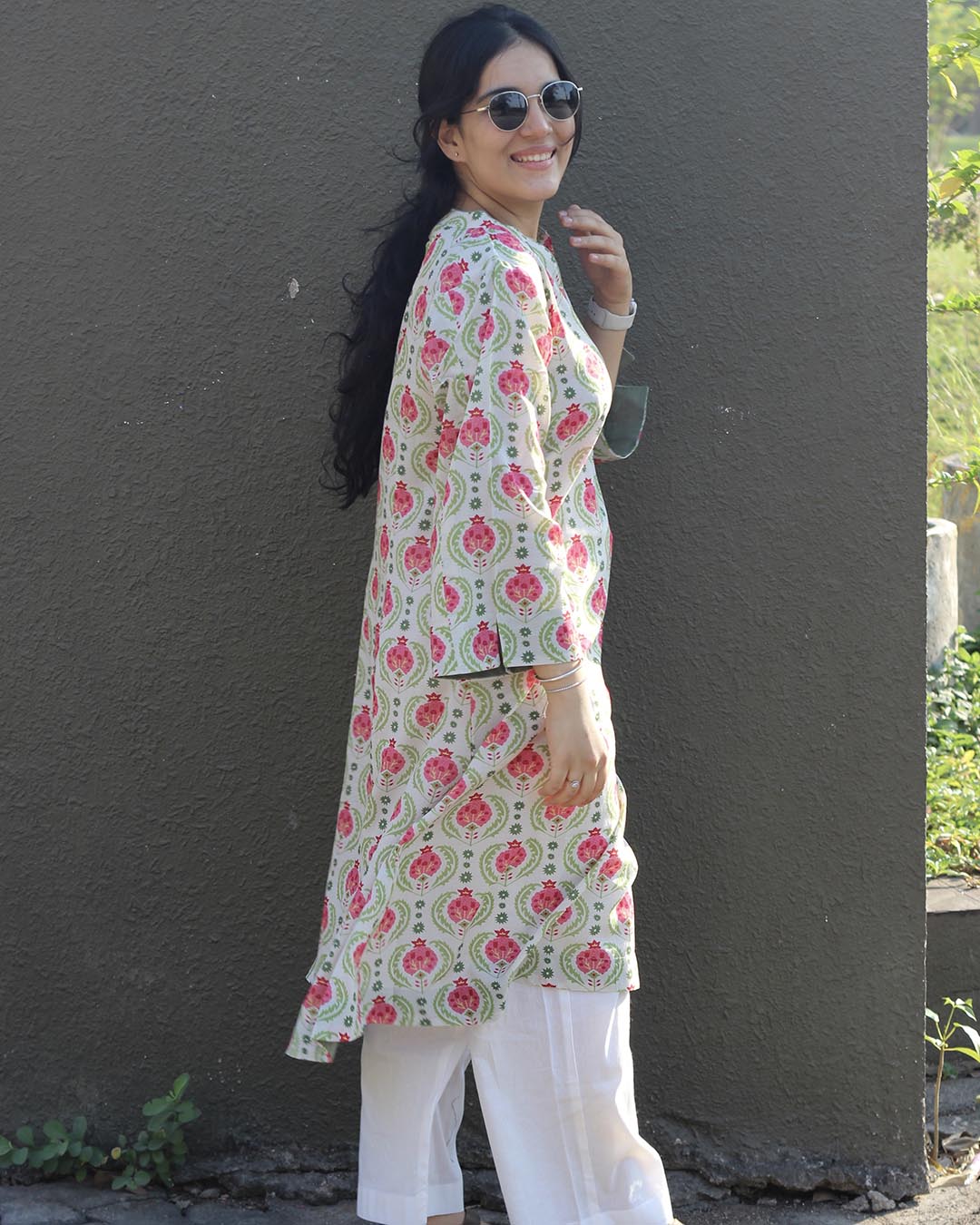 Gulmohar Pure Cotton Kurta