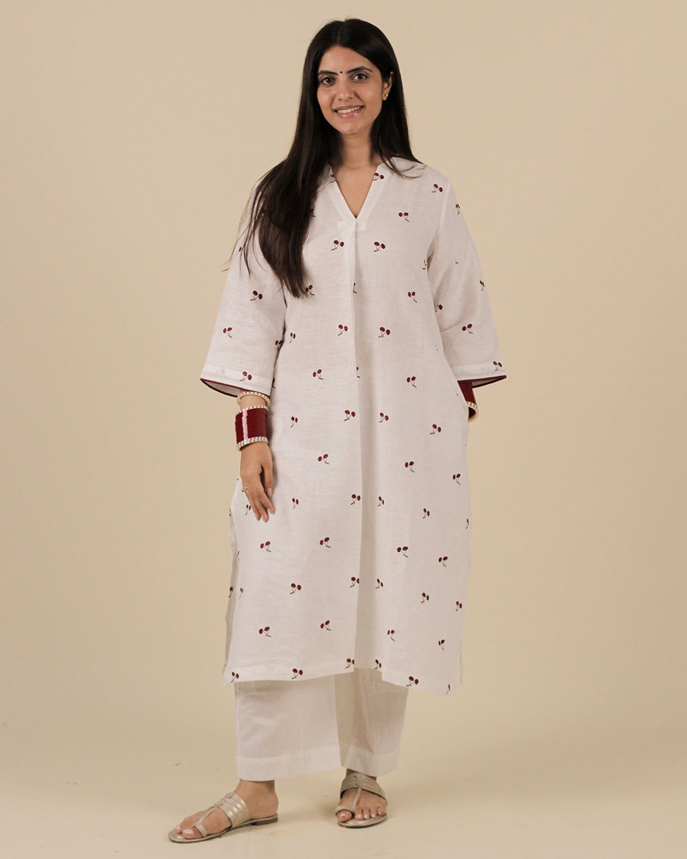 Reva Premium Linen Kurta