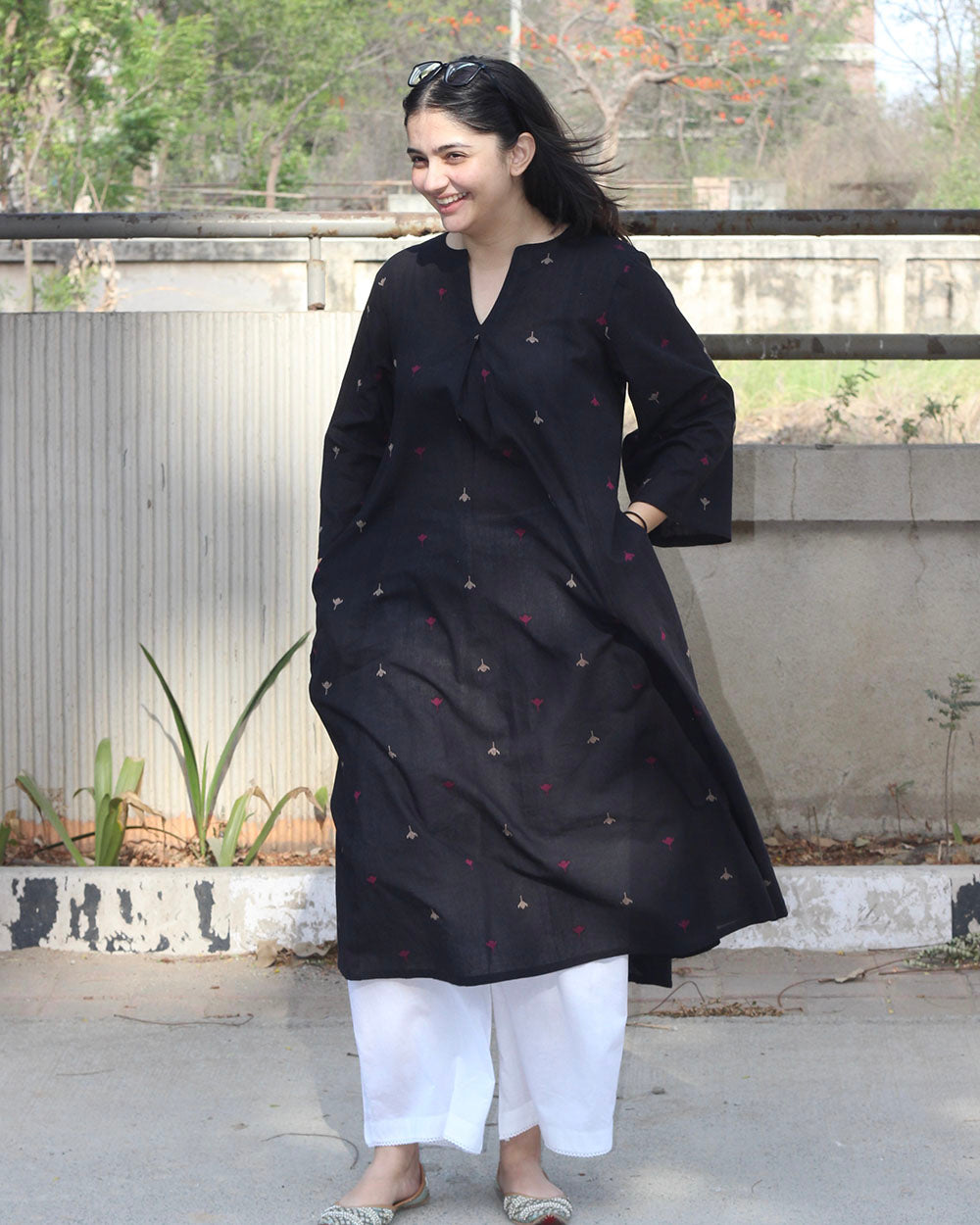 Fitoor Jamdhani Kurta - with Mul Lining