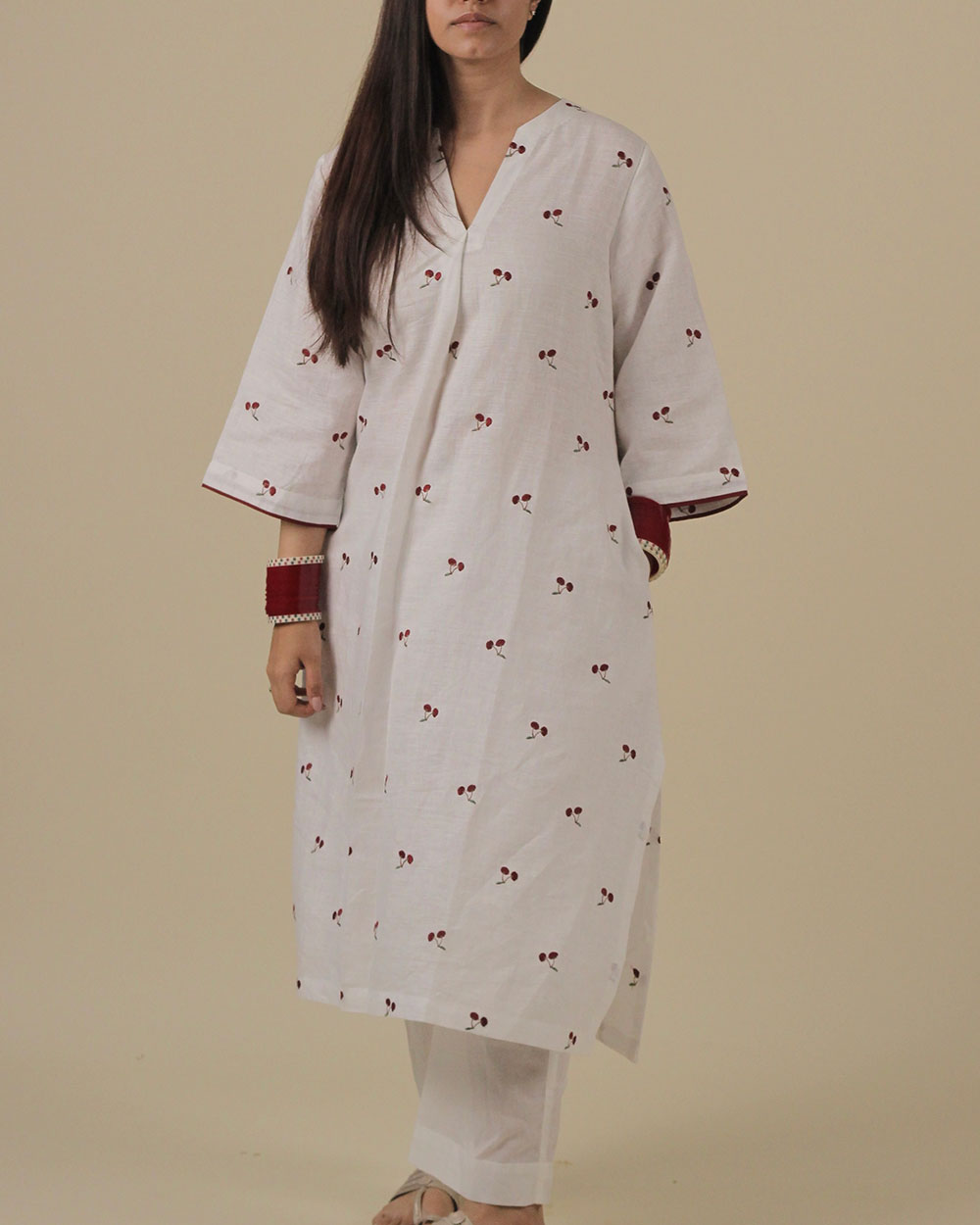 Reva Premium Linen Kurta