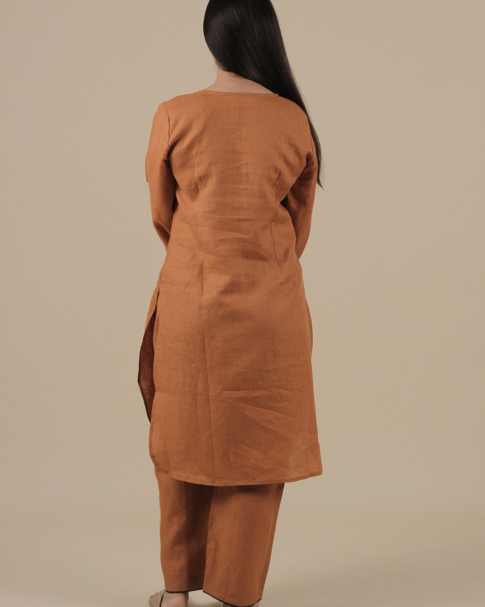 Kesar Pure Linen Co-ord Set - Set of 2