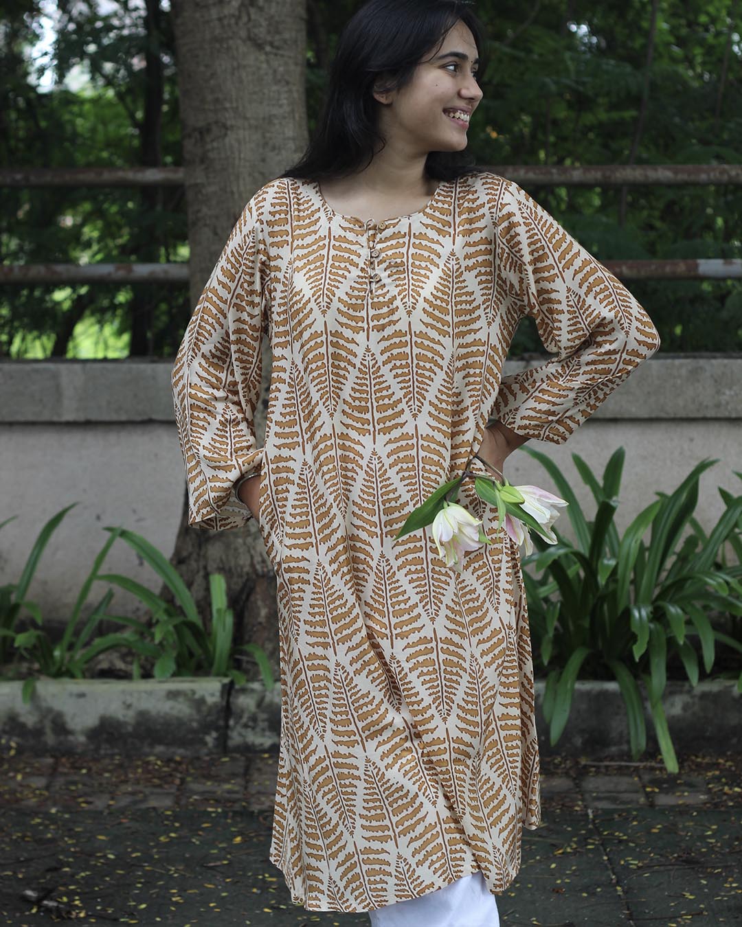 Occur Printed Kurta in Pure Cotton
