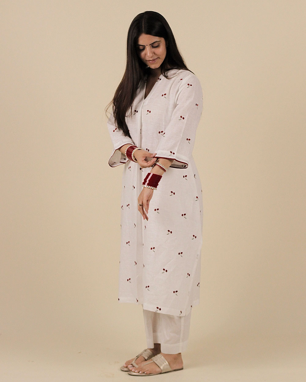 Reva Premium Linen Kurta