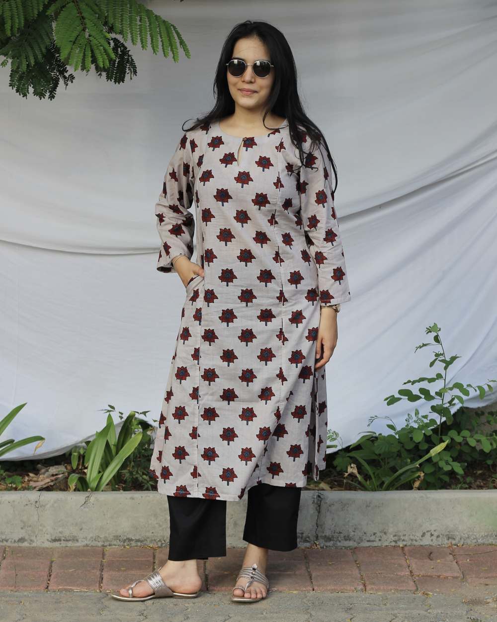 Saba Cotton Long Kurta