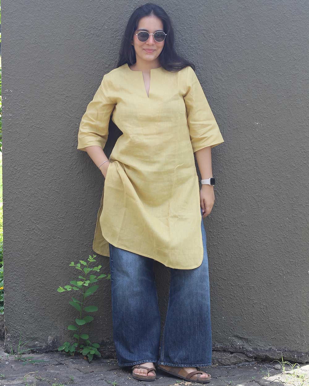 Dhoop Pure Linen Kurta