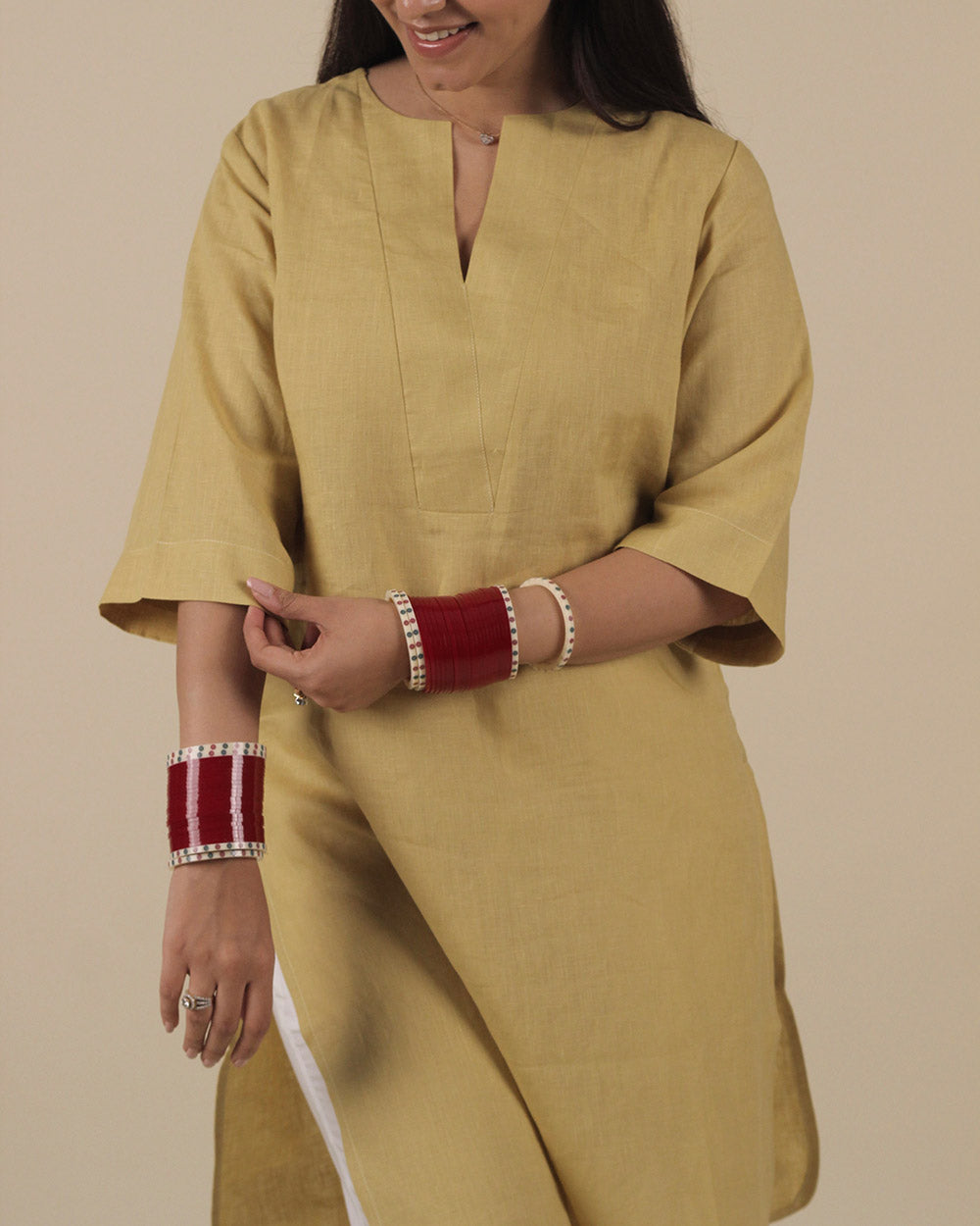 Makhan Pure Linen Kurta Set - Set of 2