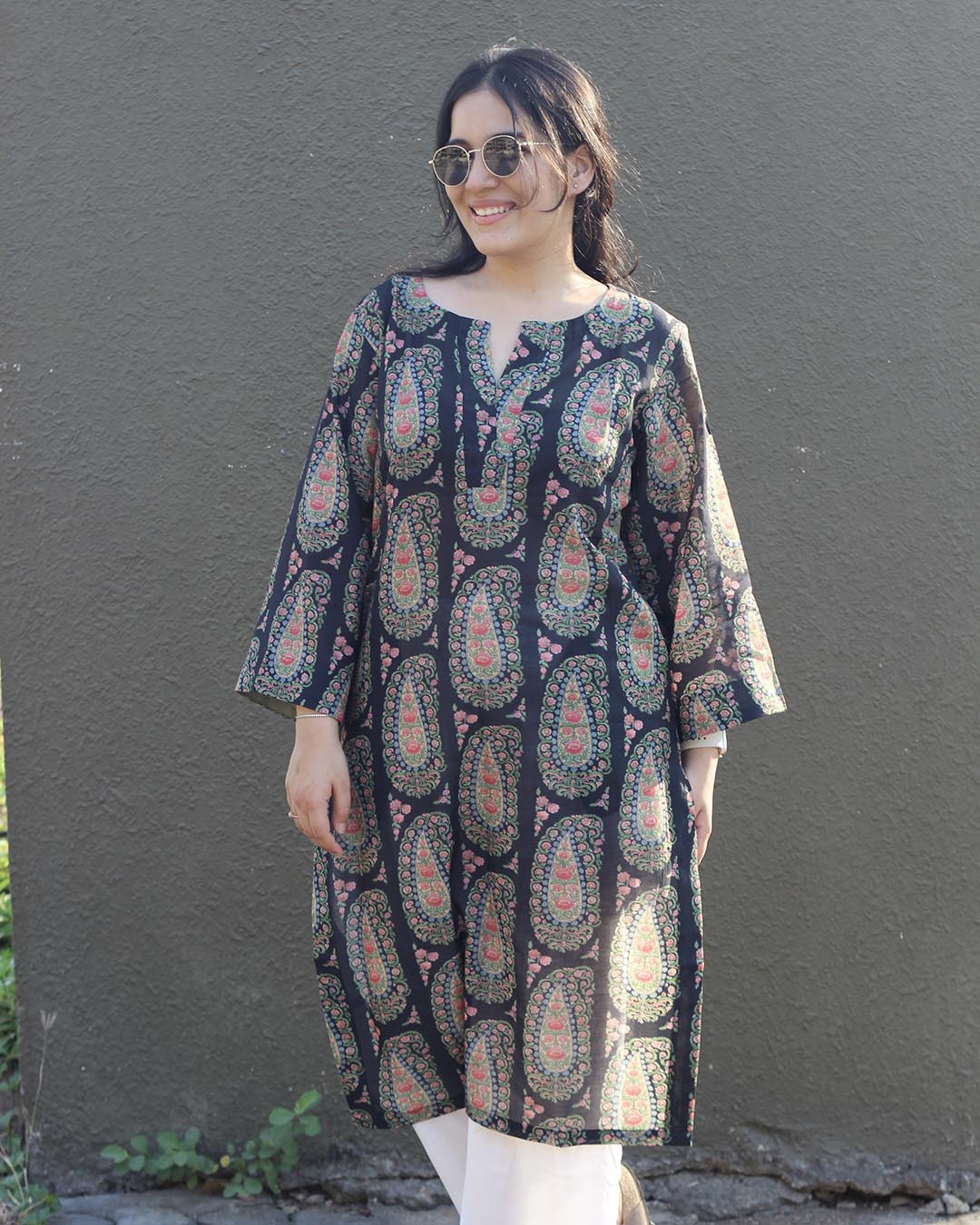 Shaam Paisley Pure cotton Kurta