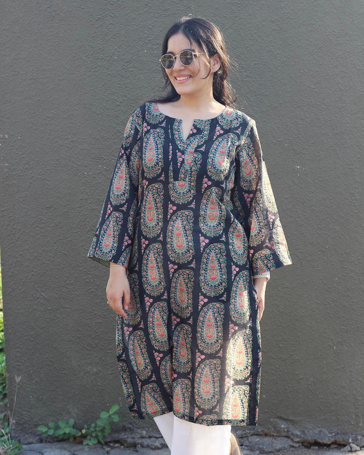Shaam Paisley Pure cotton Kurta