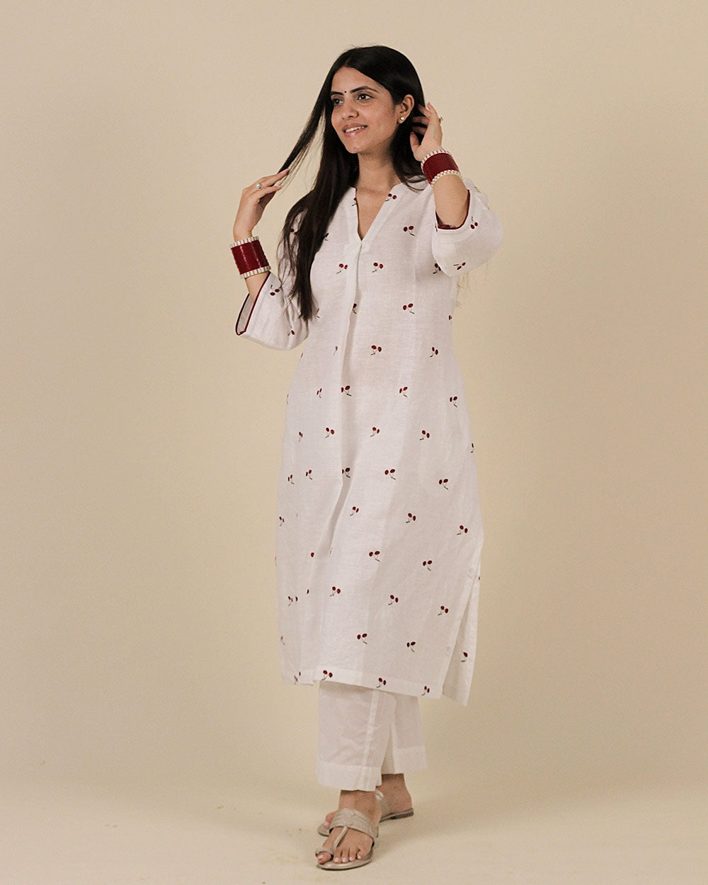 Reva Premium Linen Kurta