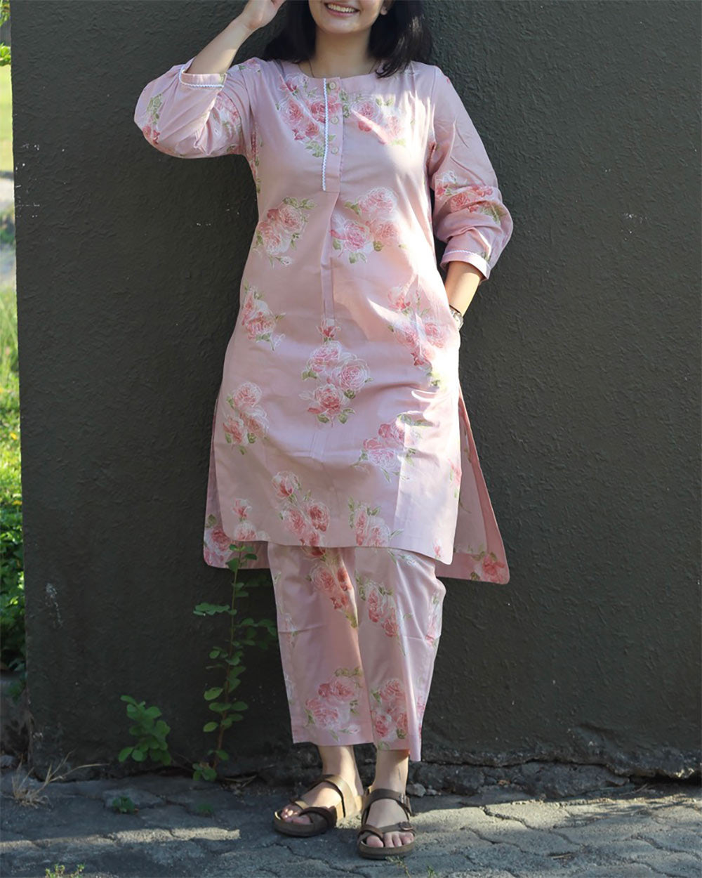 Rose Co-ord - Pink