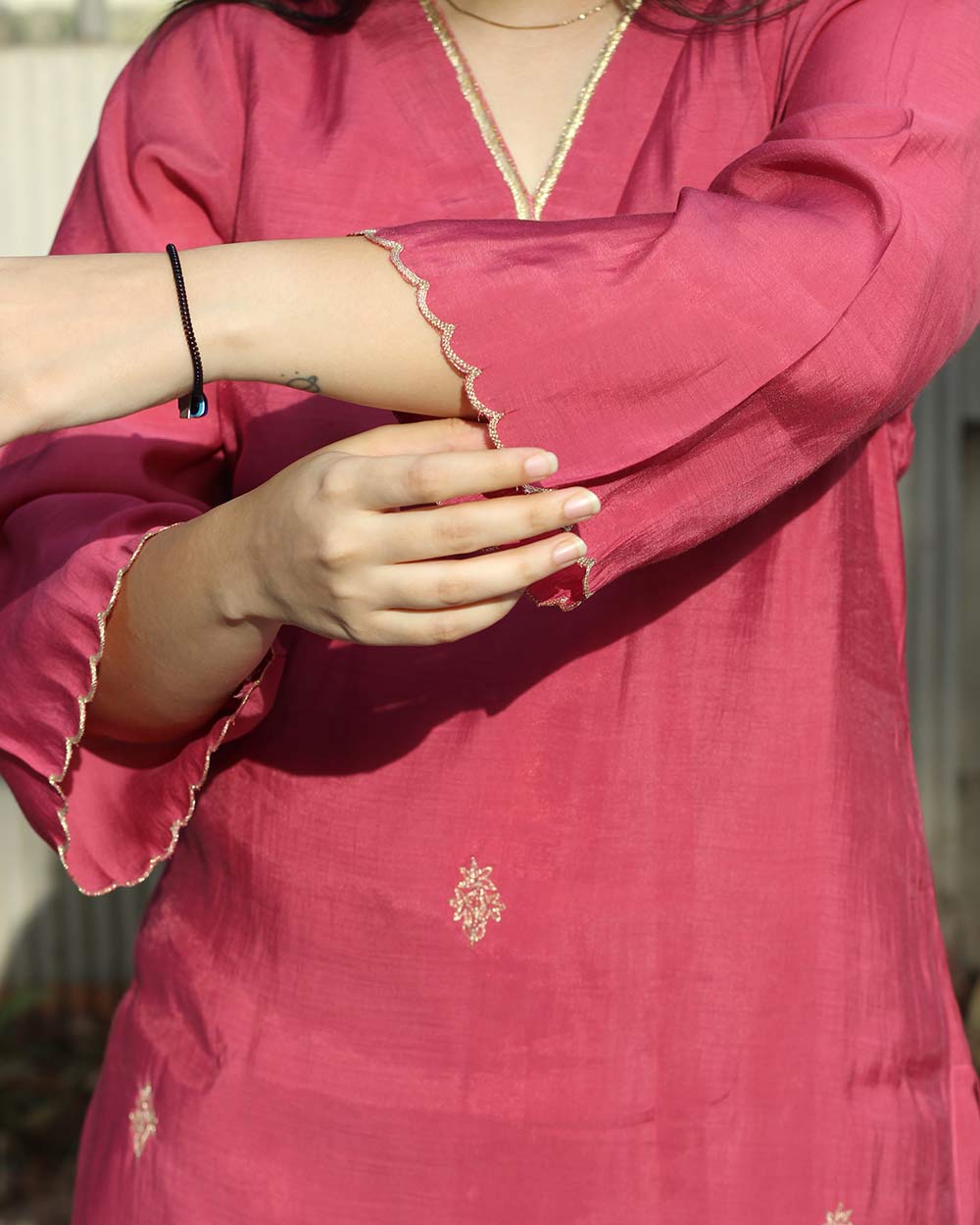 Gulnaar Mul Chanderi Festive Set - Set of 2