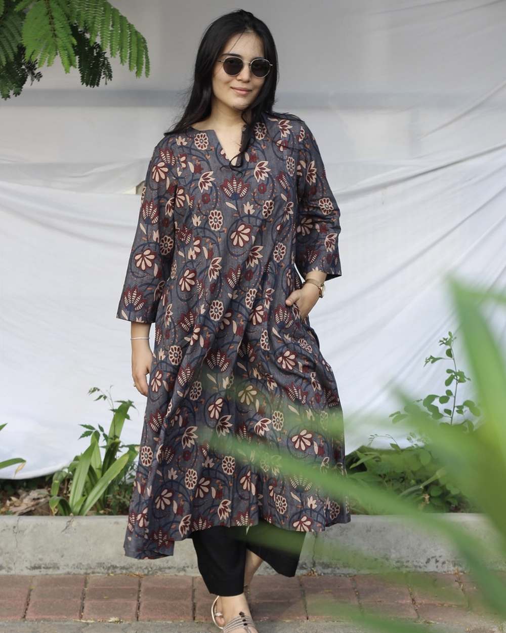 Rangrez Cotton Long Kurta