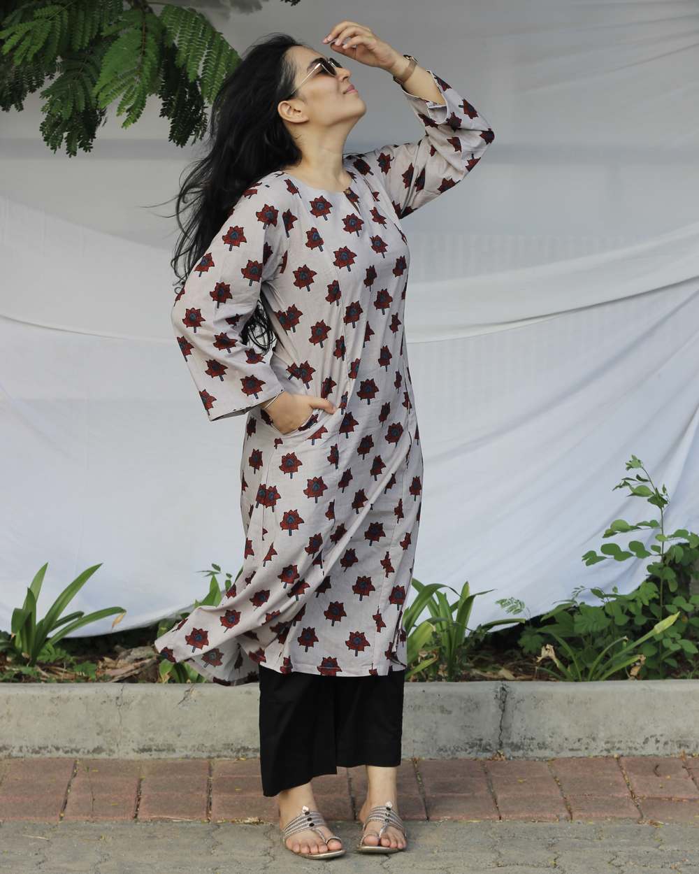 Saba Cotton Long Kurta