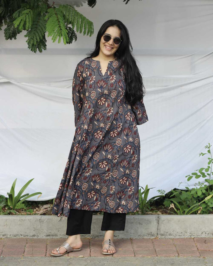 Rangrez Cotton Long Kurta