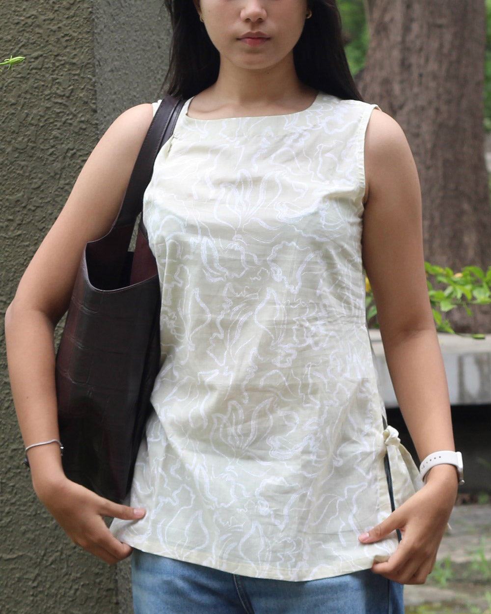 Adaa Light Pista Short Kurta
