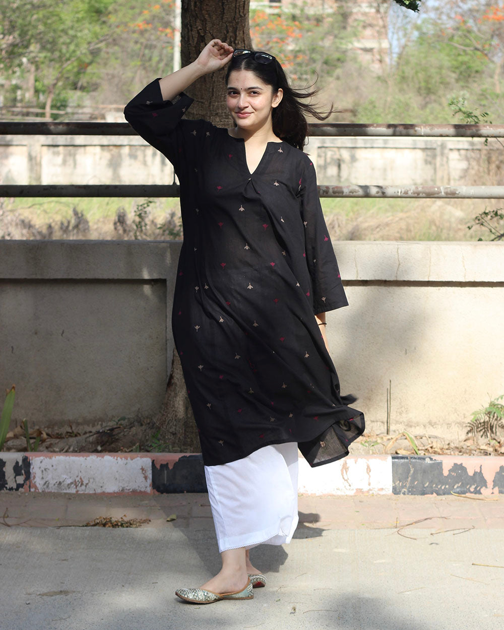 Fitoor Jamdhani Kurta - with Mul Lining
