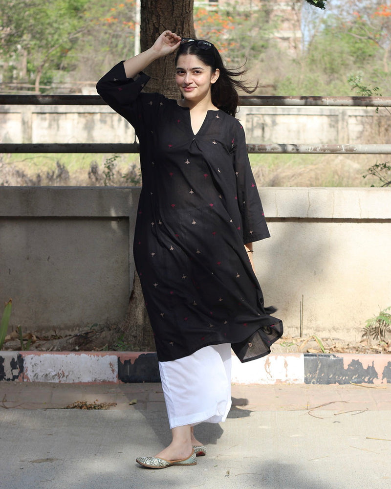 Fitoor Jamdhani Kurta - with Mul Lining