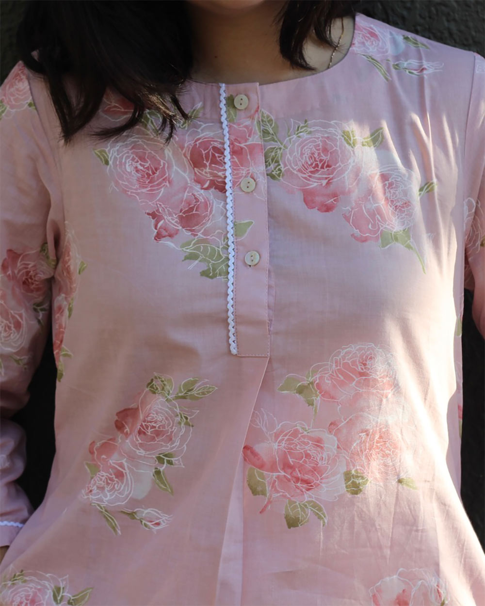 Rose Co-ord - Pink