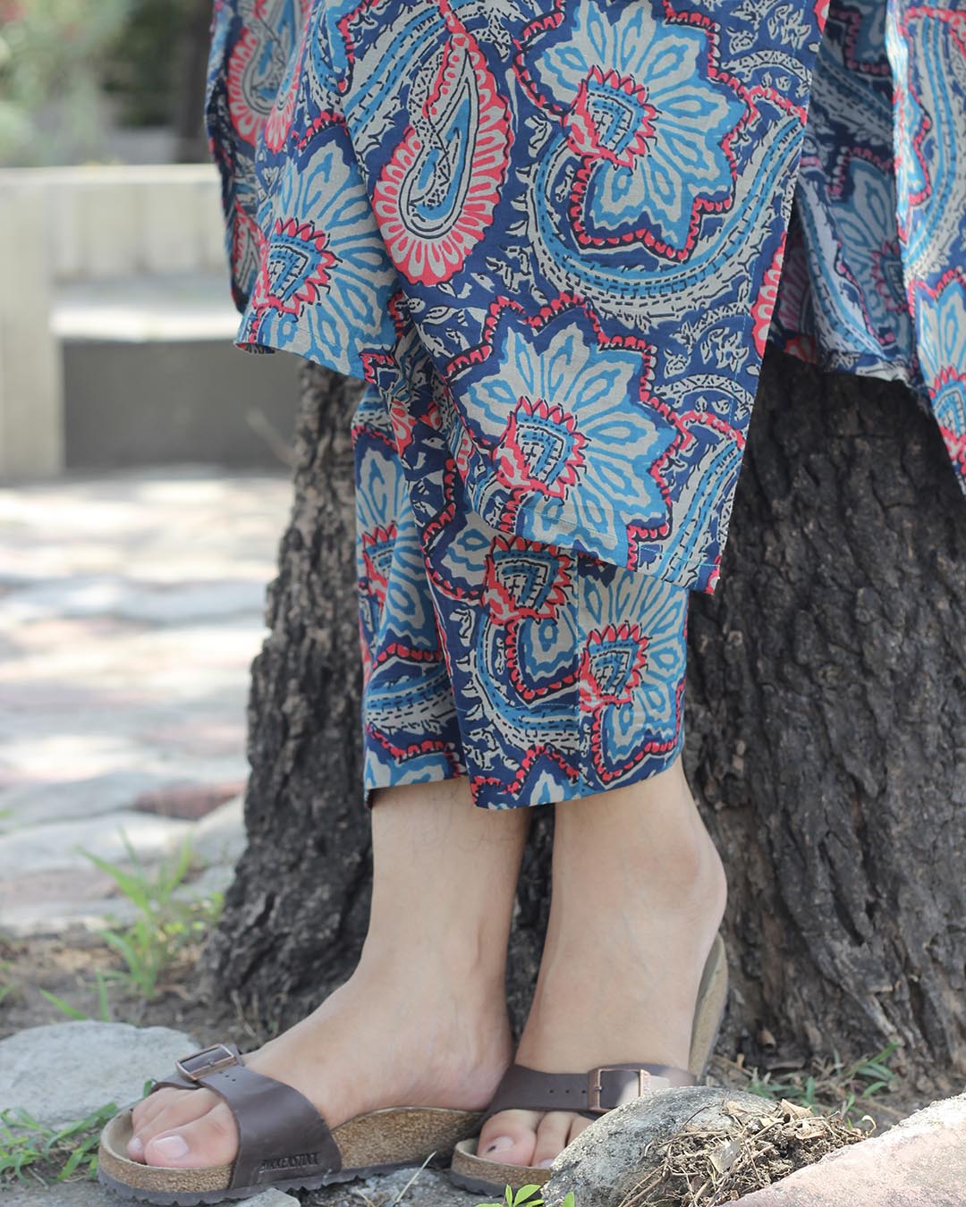 Multicolor paisley Pure cotton kurta set- Set of 2