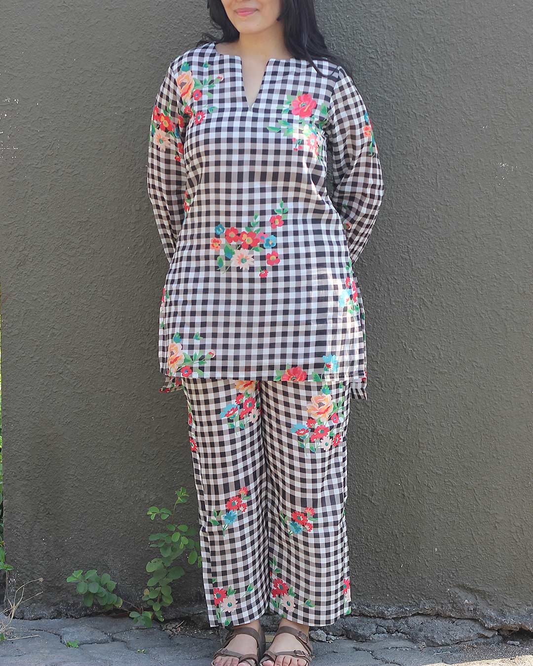 Retro Checks Co-ord Set