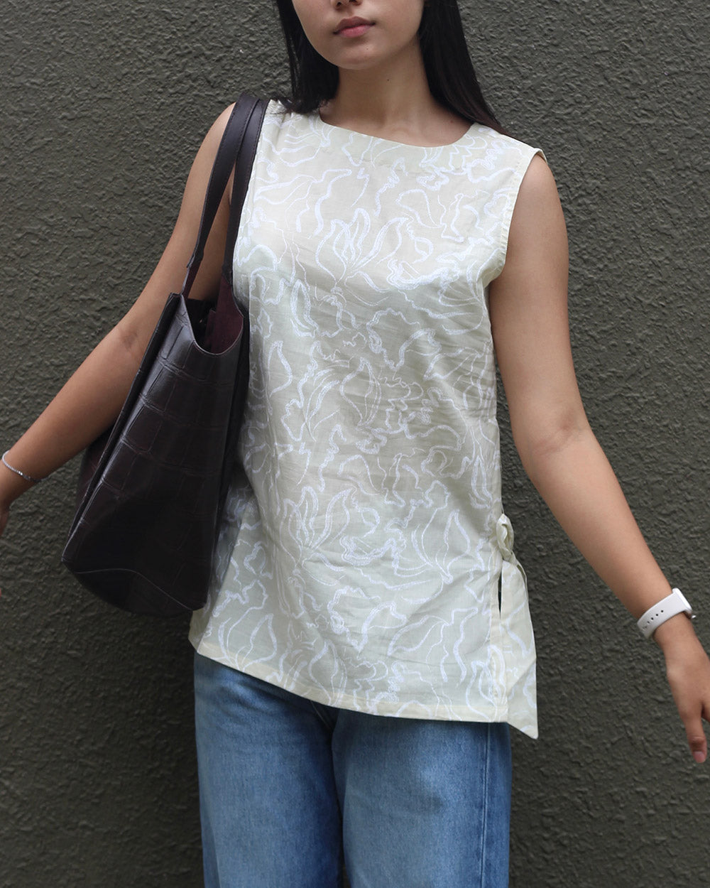 Adaa Light Pista Short Kurta